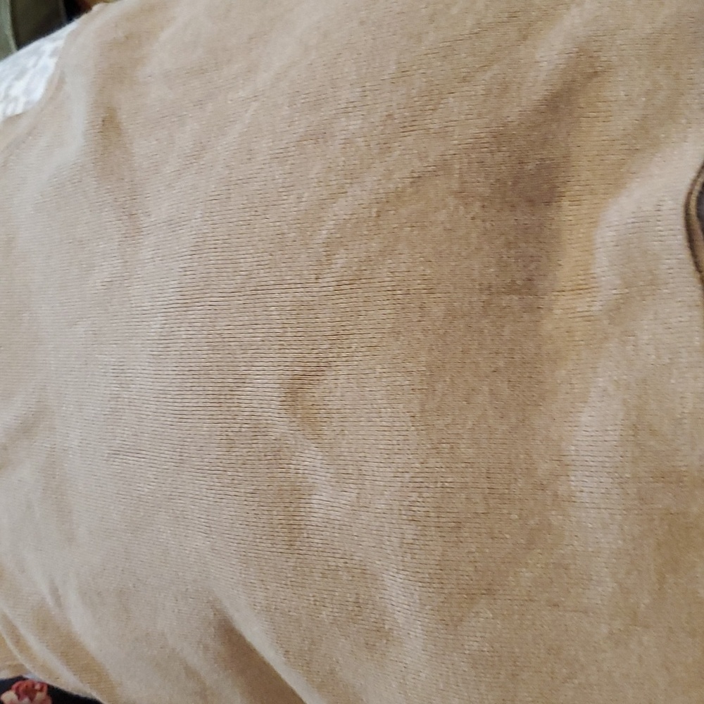 Taupe Mock Turtleneck Sleeveless. Cotton Lightwei… - image 4